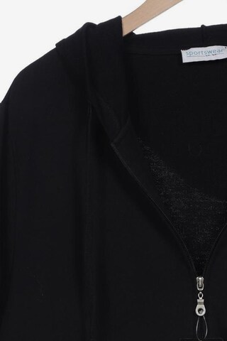 Ulla Popken Sweatshirt & Zip-Up Hoodie in XXL in Black