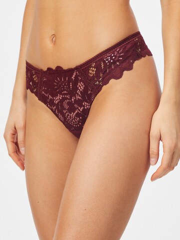 Hunkemöller String 'Shiloh' in Rood: voorkant