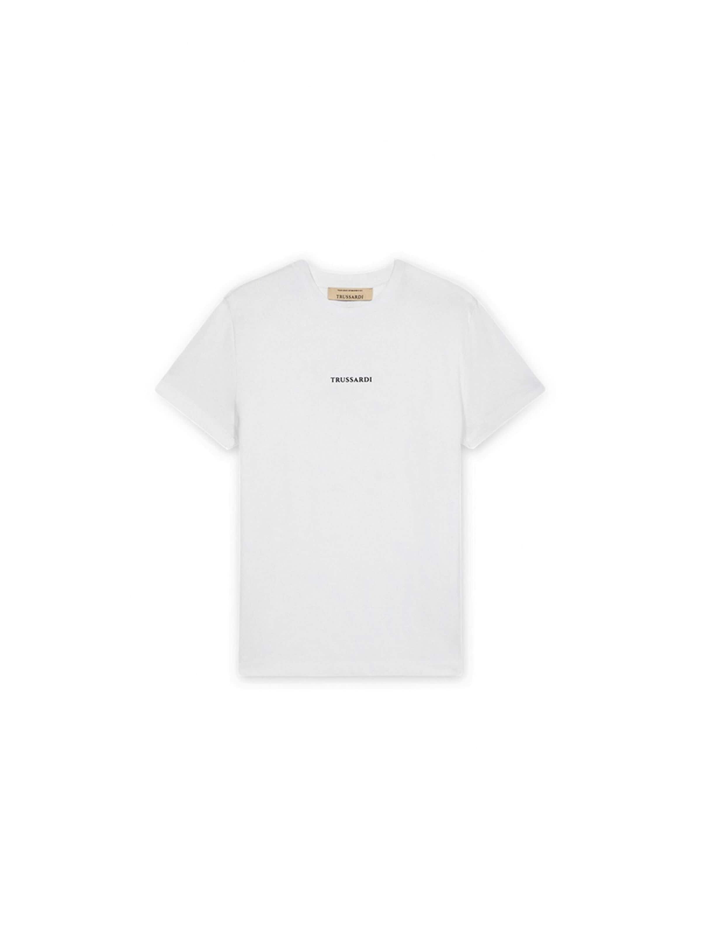 Maglia trikot di Trussardi in bianco: frontale