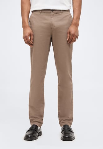 SCOTCH & SODA Regularen Chino hlače 'Seasonal' | rjava barva: sprednja stran