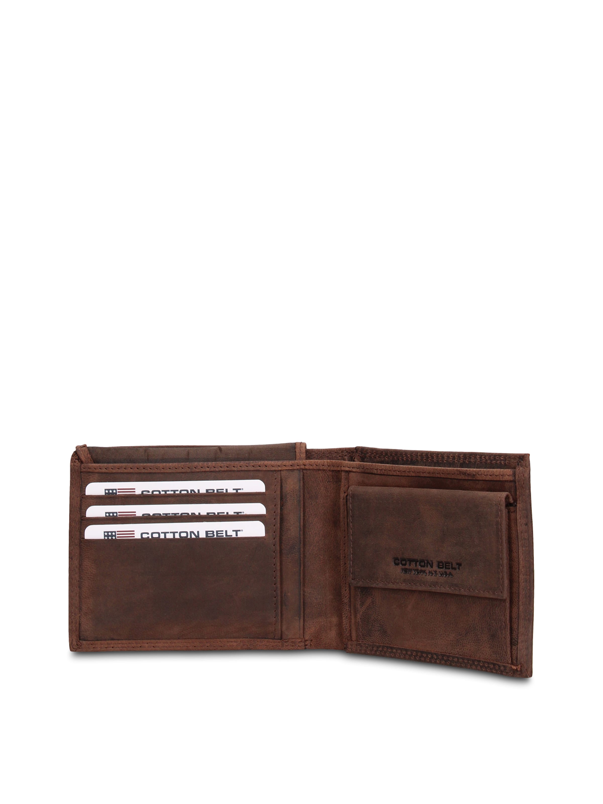 Portamonete 'Vera' di cotton belt in marrone