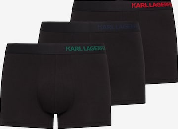 Boxer di Karl Lagerfeld in nero: frontale