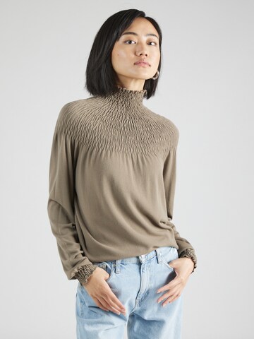 Pull-over Summum en marron : devant