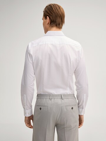 JOOP! Slim Fit Businesshemd 'Pierce' in Weiß