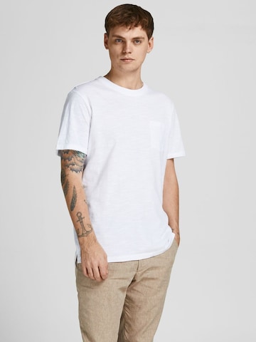 JACK & JONES Shirt 'Tropic' in White: front