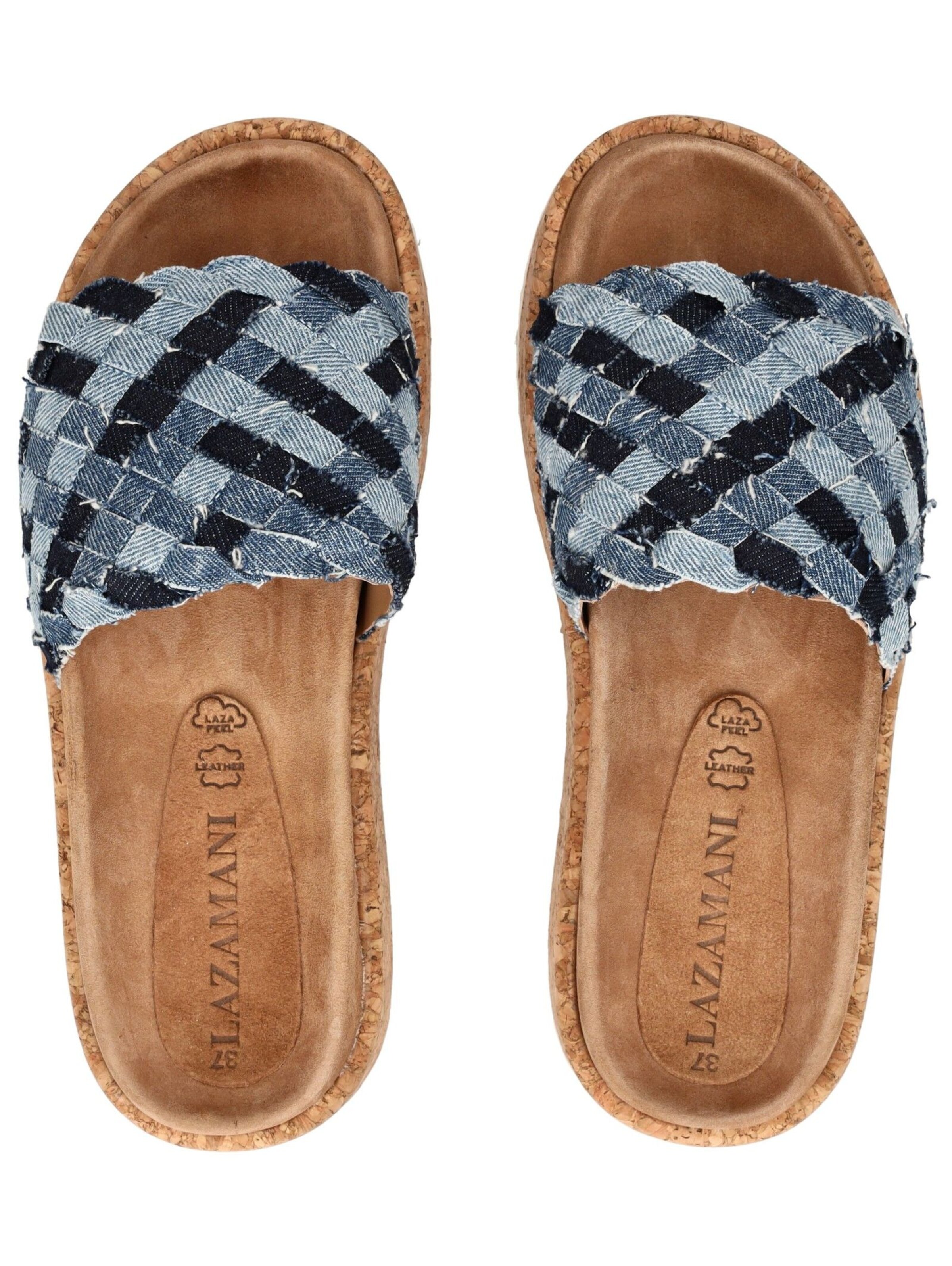 Mule LAZAMANI en bleu