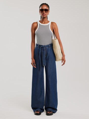 BIG STAR Wide Leg Jeans 'Julii' in Blau