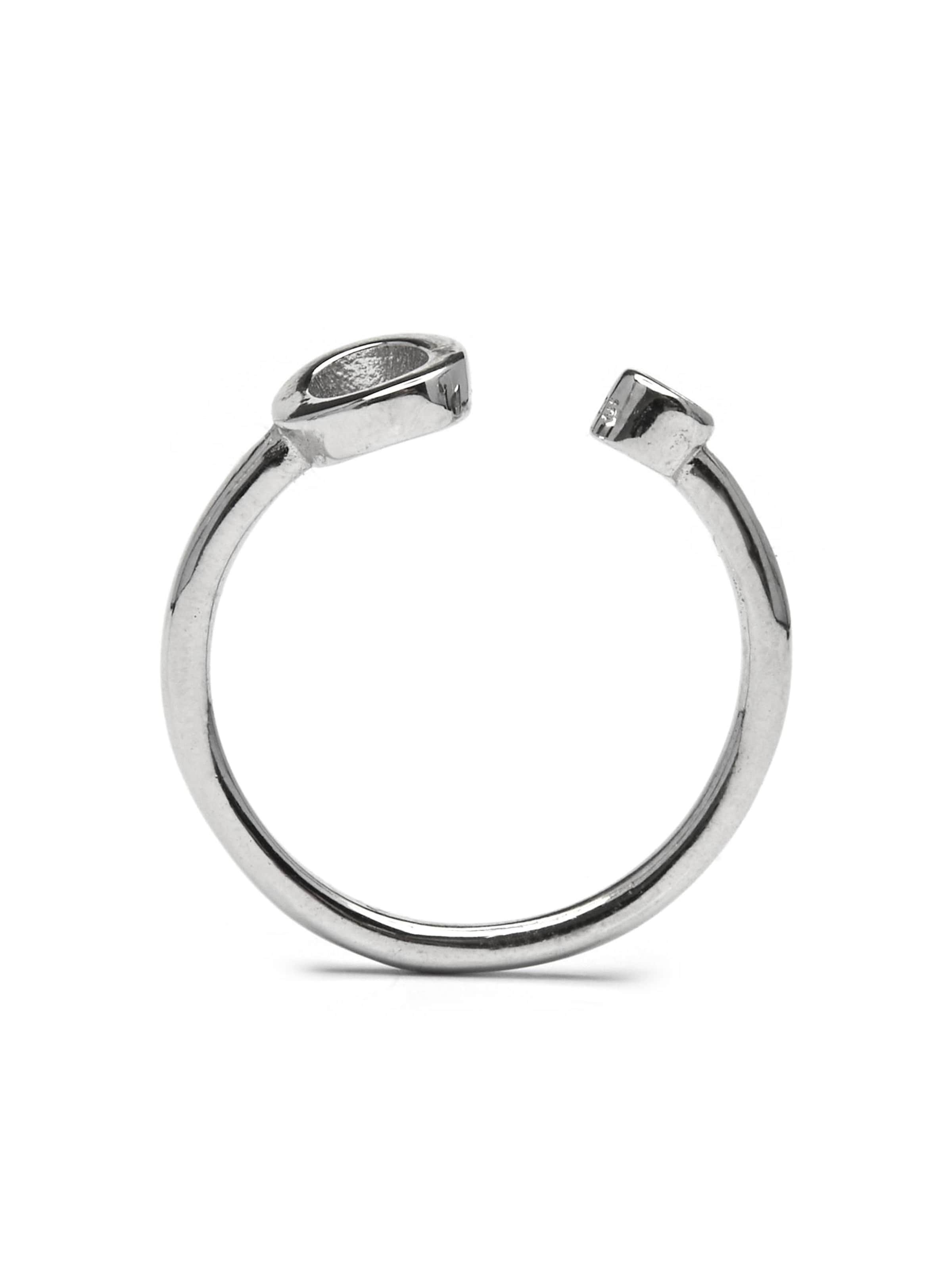 Bague 'Alphabet O' Luxenter en argent
