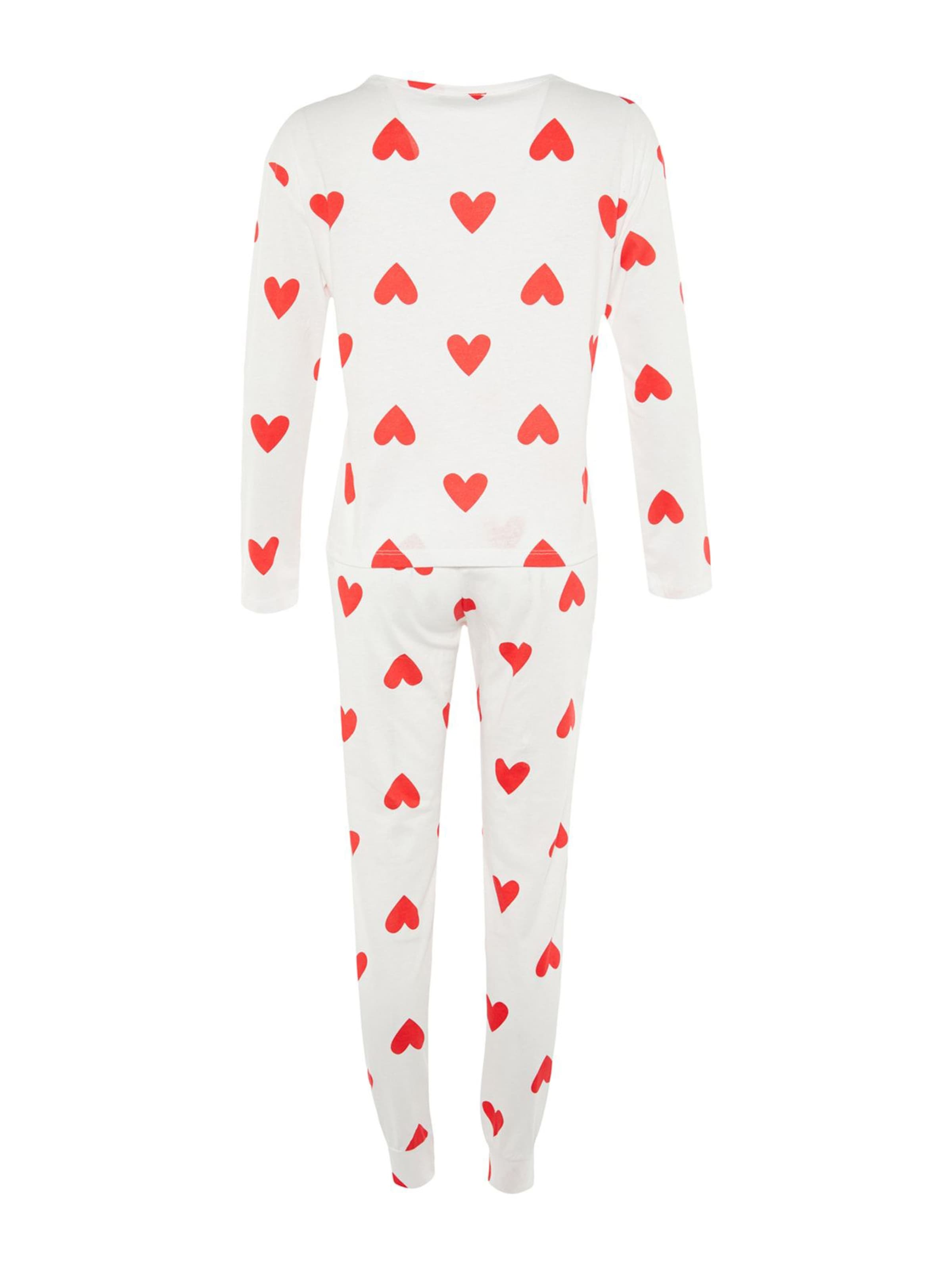 Trendyol Pyjama värissä valkoinen