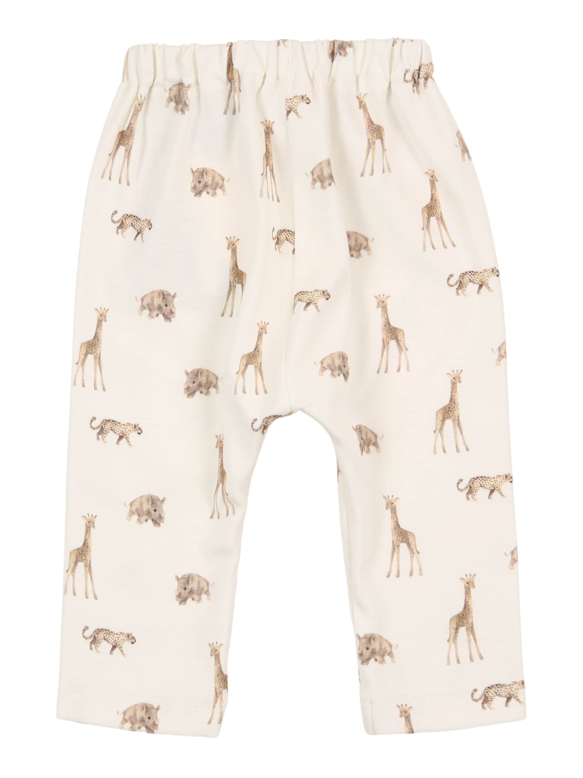 Lil'Atelier - Loosefit Pantalón 'NBMGAYO' en blanco