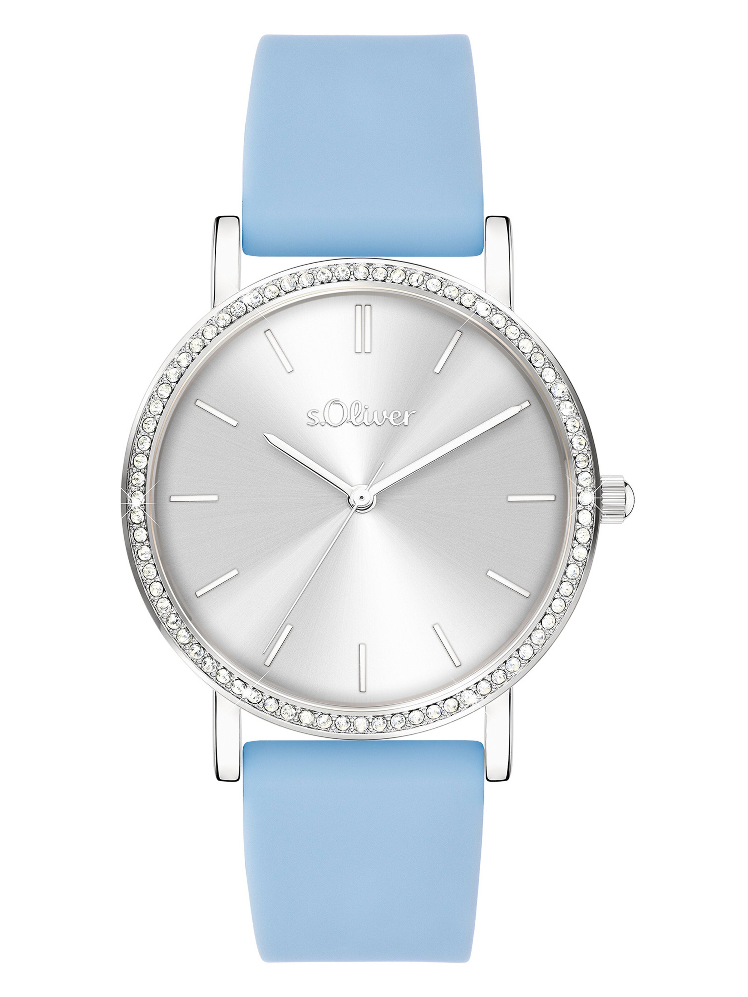 s.Oliver Analog Watch in Blue: front