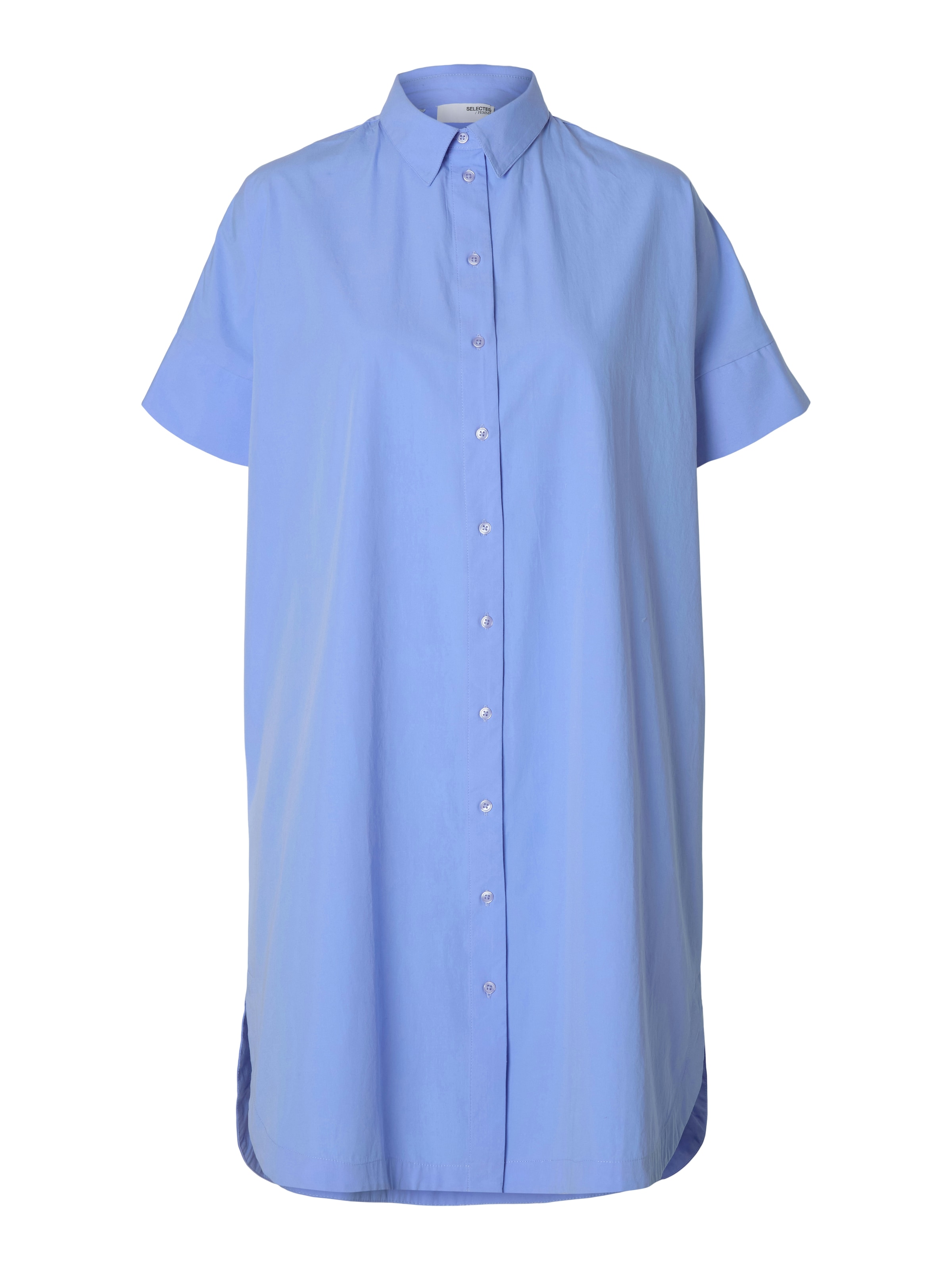 SELECTED Košilové šaty 'BLAIR' – modrá: přední strana