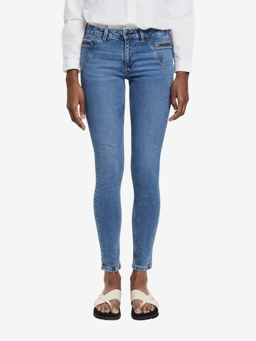 ESPRIT Skinny Jeans in Blauw: voorkant