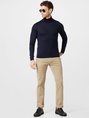 BOSS Black Pullover 'Musso-P' in Blau