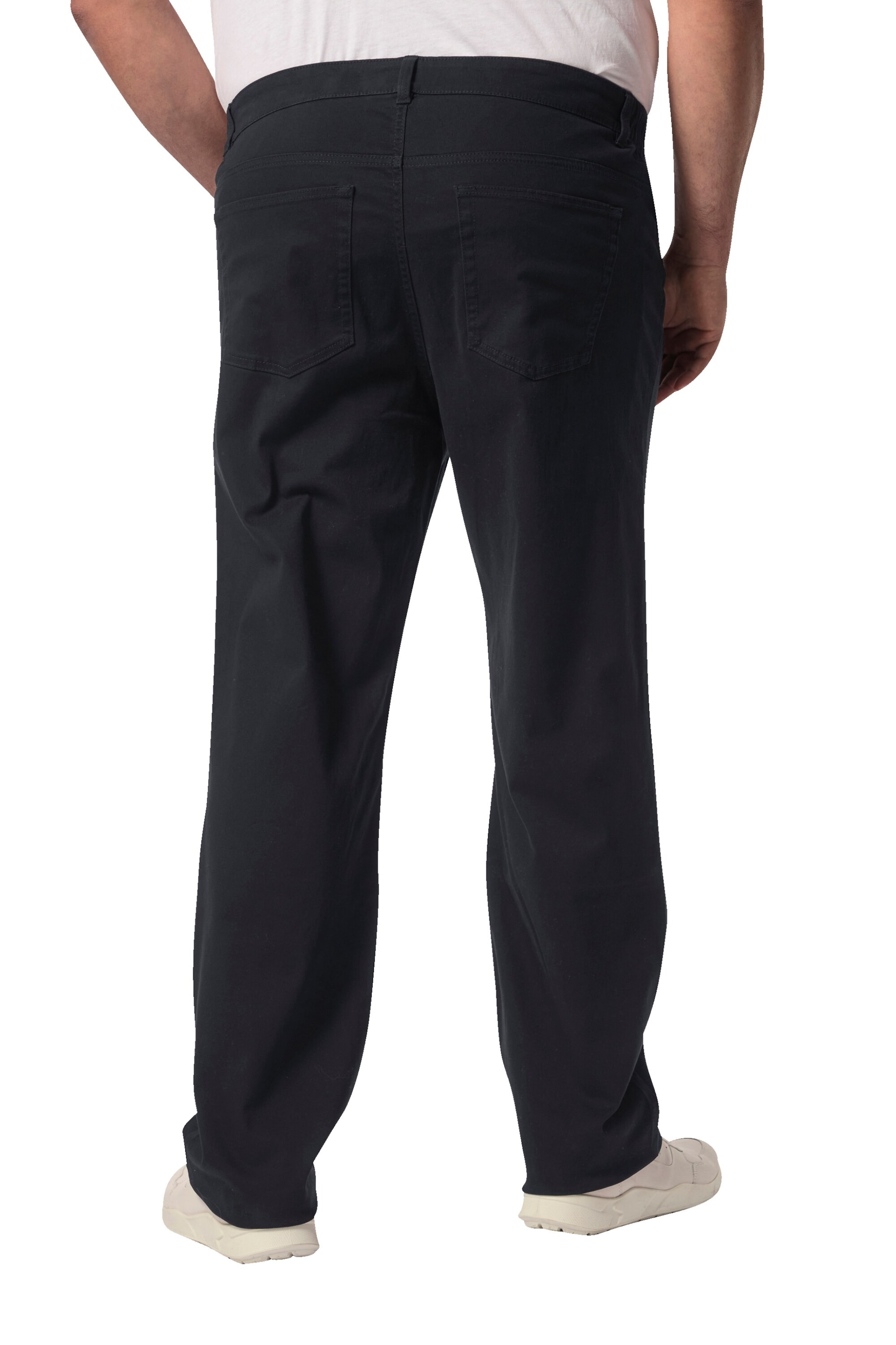 Men Plus Regular Hose in Schwarz