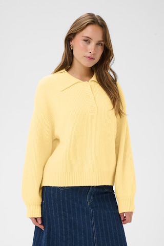 SAINT TROPEZ Sweater 'Ottoline' in Yellow: front