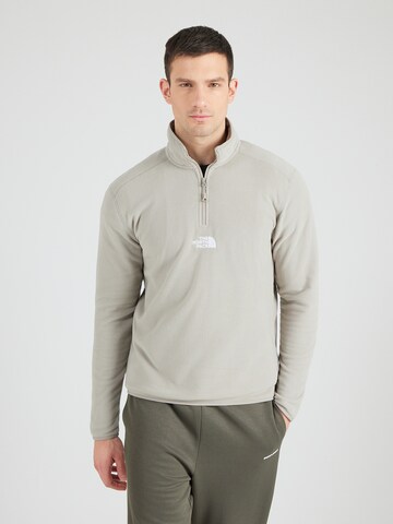 Pull-over de sport 'GLACIER' THE NORTH FACE en gris : devant