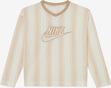 Nike Sportswear T-shirt i brun: framsida