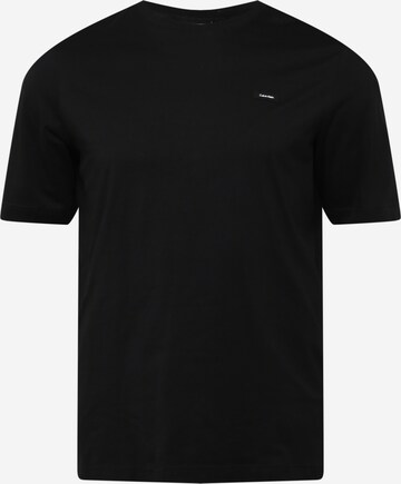 Calvin Klein Big & Tall Shirt in Black: front