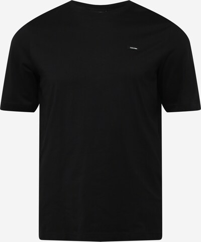 Calvin Klein Big & Tall Camiseta en negro / blanco, Vista del producto