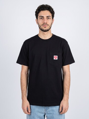 Carhartt WIP Bluser & t-shirts 'S/S POCKET HEART T-SHIRT' i sort: forside
