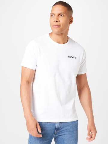 LEVI'S T-Shirt 'GRAPHIC CREWNECK TEE NEUTRALS' in Weiß: predná strana
