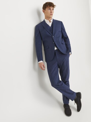 JACK & JONES Slimfit Παντελόνι με τσάκιση 'Riviera' σε μπλε