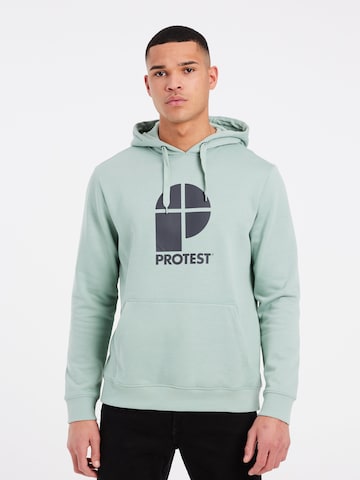 PROTEST Sweater 'CLASSIC LOGO HOODY' in Green