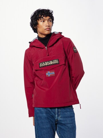 NAPAPIJRI Between-season jacket 'RAINFOREST' in Red: front