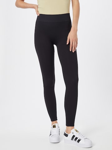 PIECES Skinny Leggings 'Symmi' in Black: front