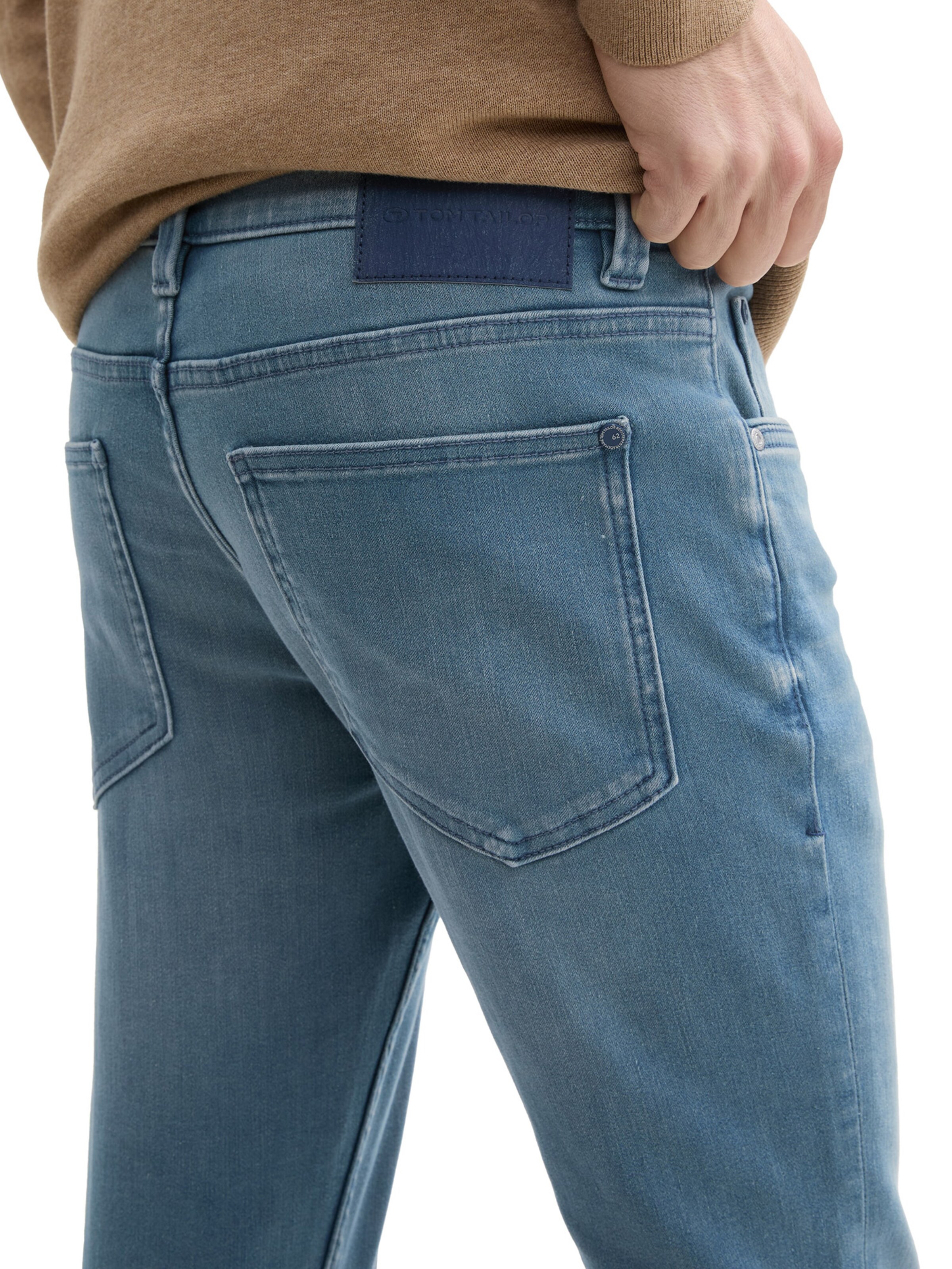 Skinny Jean 'Troy' TOM TAILOR en bleu