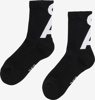 Chaussettes ARMEDANGELS en noir : devant