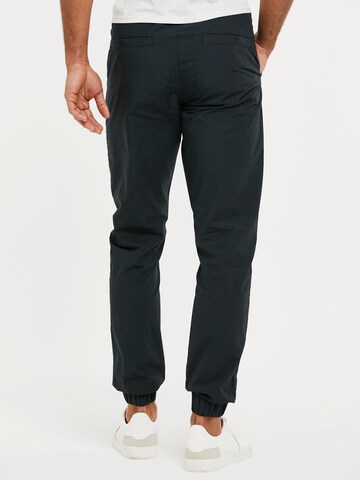 Threadbare Tapered Hose 'Presley' in Schwarz