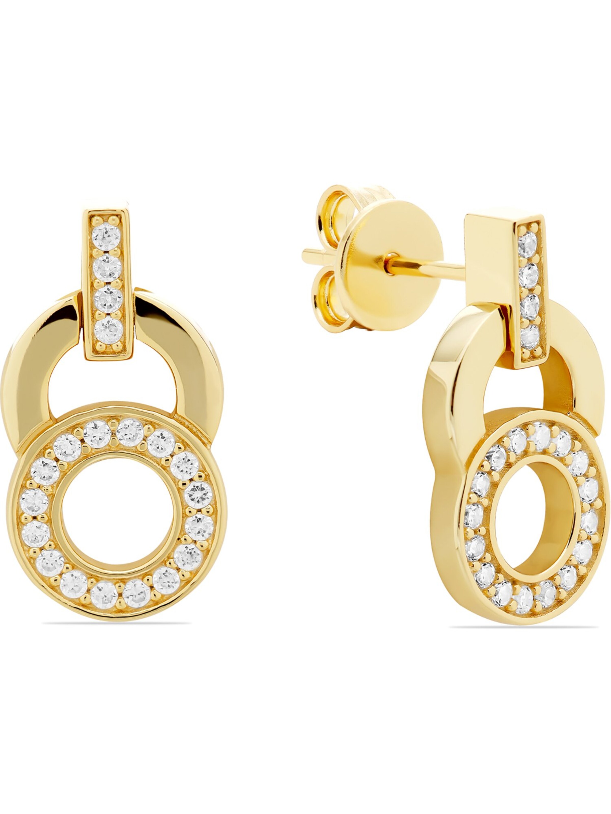 JETTE Earrings in Yellow: front