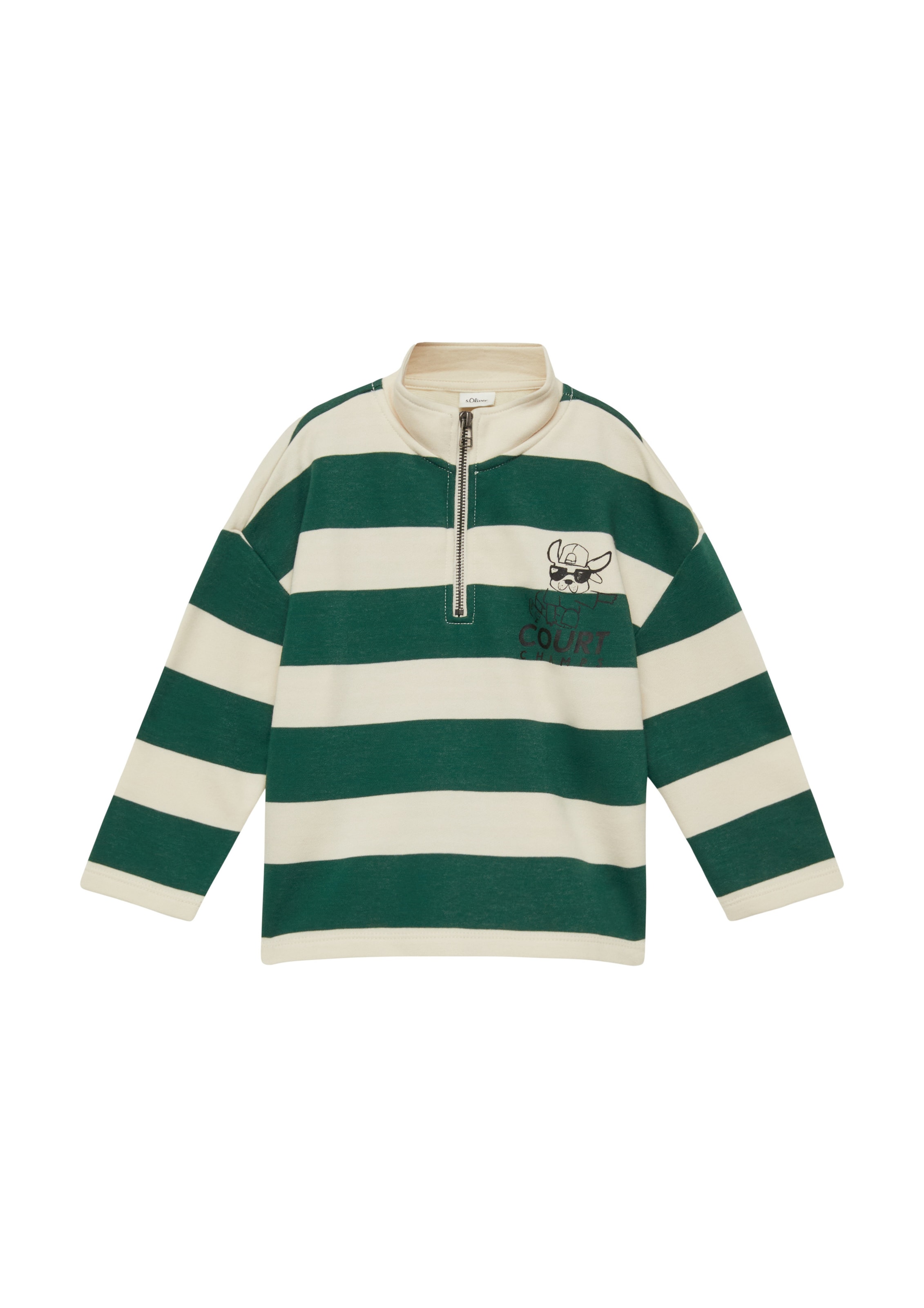 Sweat s.Oliver en beige : devant