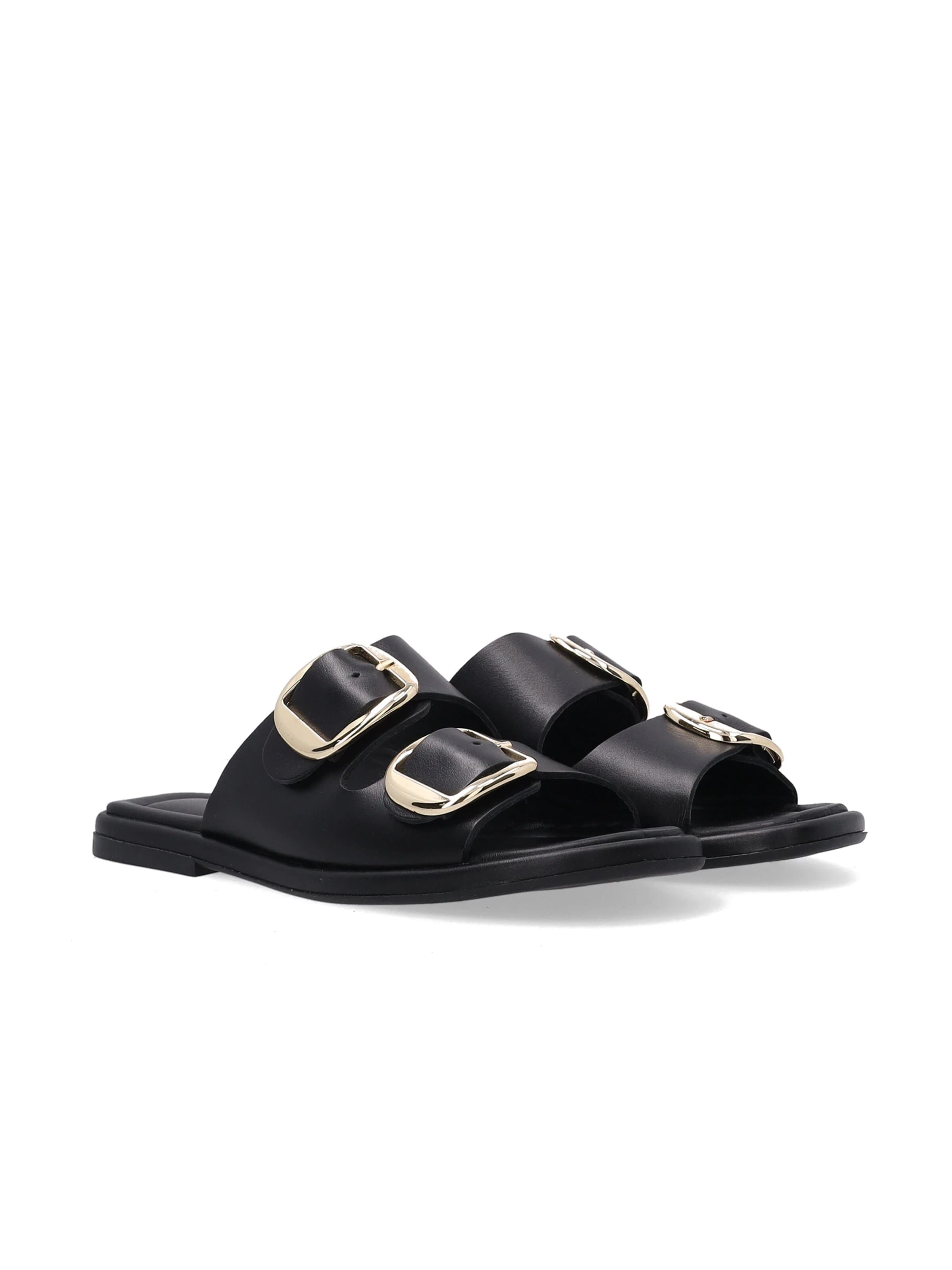 VENEZIA Mules in Black