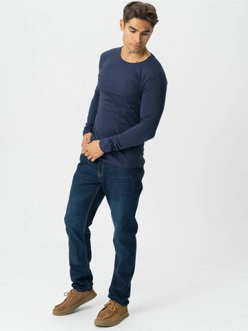 TEESHOPPEN Regular Fit Skjorte ' Long-sleeved ' i blå