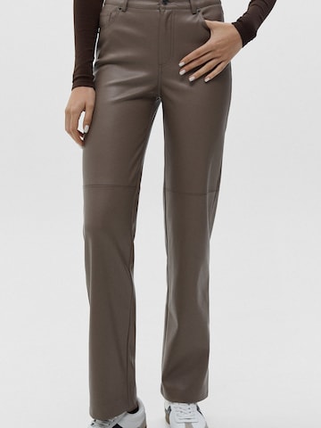 Regular Pantalon Pull&Bear en beige