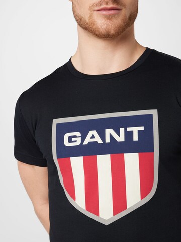 GANT T-Shirt in Schwarz