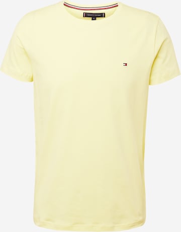 T-Shirt TOMMY HILFIGER en jaune : devant