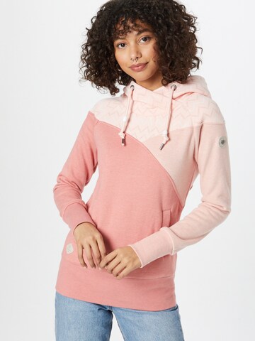 Ragwear Sweatshirt in Pink: front