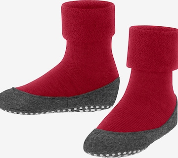 FALKE Socks 'Cosyshoe Teens' in Red: front