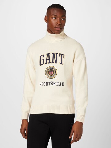 Pull-over GANT en beige : devant