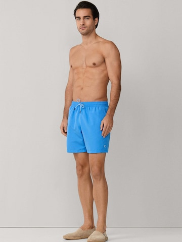 Hackett London Badeshorts in Blau