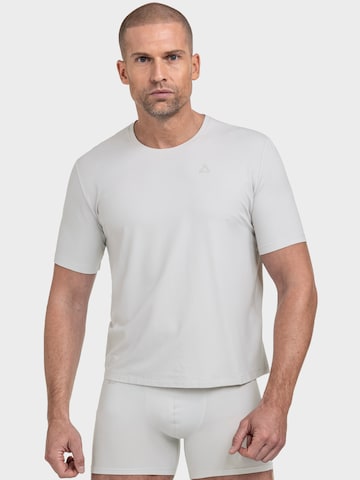T-Shirt fonctionnel Schöffel en gris : devant