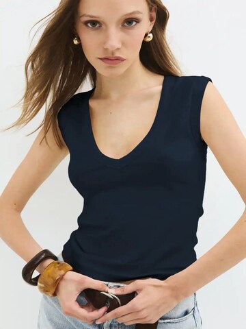 No Matter What Top in Blue
