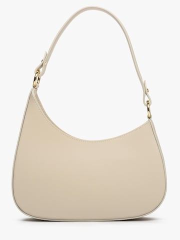 Estro Skuldertaske '878' i beige: forside