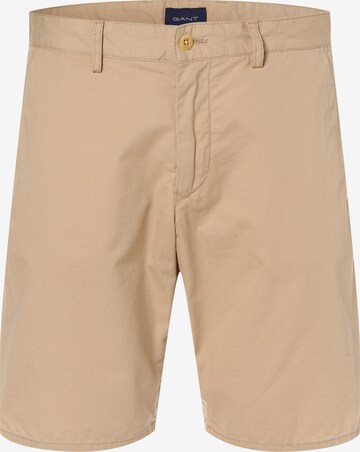 GANT Loosefit Broek in Beige: voorkant