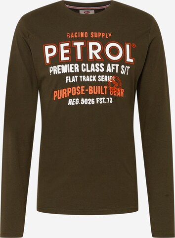 Petrol Industries Shirt in Green: front