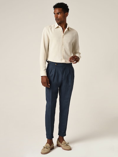 Antioch Pleat-front trousers in Marine blue, Item view